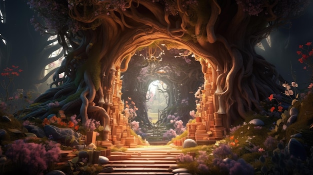 Magiczne drzwi prowadzące do świata wyobraźni