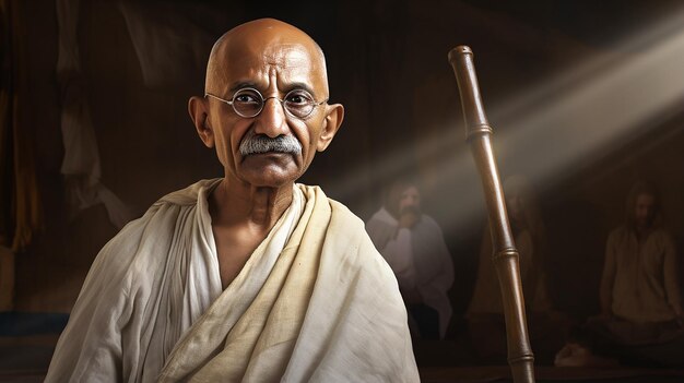 Mahatma Gandhi indyjski bojownik o wolność 2 października