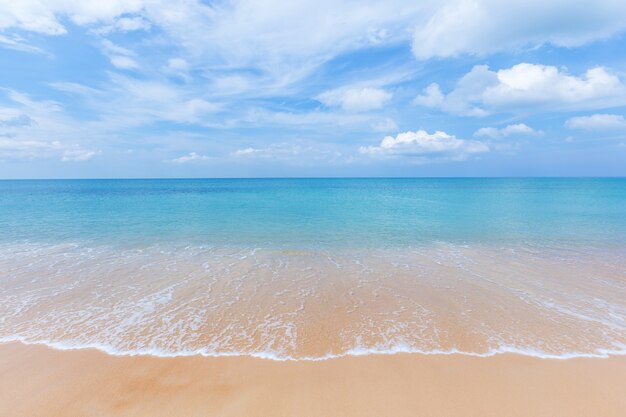 Mai Khao Beach, Phuket Province, Southern of Thailand.