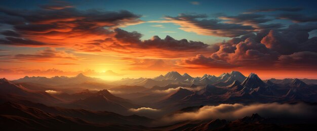 Majestic Dusk Sunset Sky Twilight Evening Background Banner HD (Wielki zmierzch, zachód słońca, zmierzch i zmierzch)