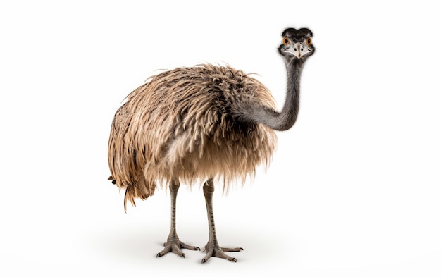 Majestic Emu na przezroczystym tle