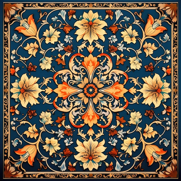 Majestic Splendor Badając ponadczasowe piękno sztuki Mughal Design Ornament Patterns