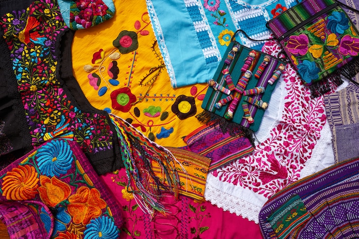 Zdjęcie majów meksykańska handcrafts pamiątka wymieszać