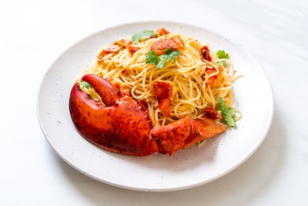 Makaron all&#39;astice lub Lobster spaghetti