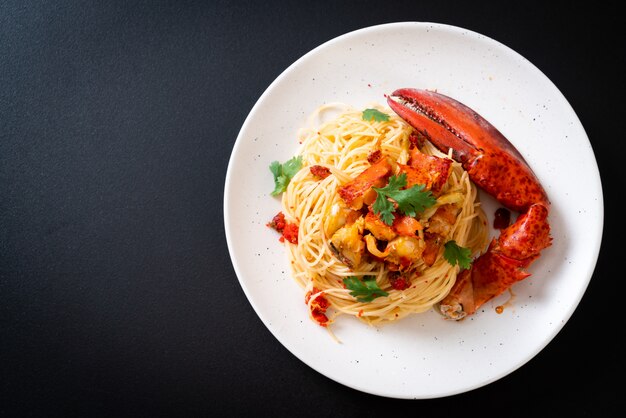 Makaron all&#39;astice lub Lobster spaghetti