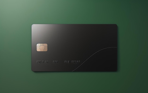 Zdjęcie makieta bankowa karta kredytowa z usługą online izolowaną na tle