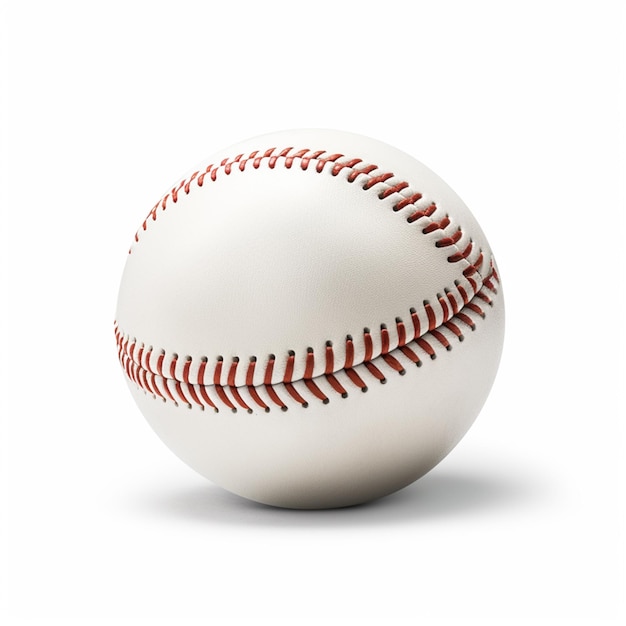 Makieta baseballu izolowana na białym