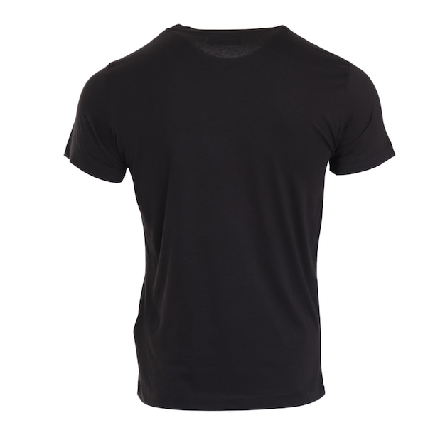 Makieta czarnych koszulek męskich Design templatemockup