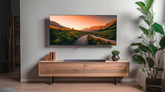 Makieta ekranu telewizora LED Smart TV