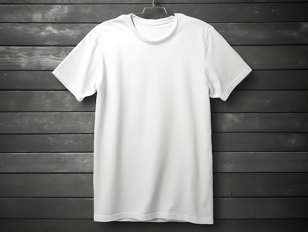 Makieta kobiecej koszulki oversize biała koszulka