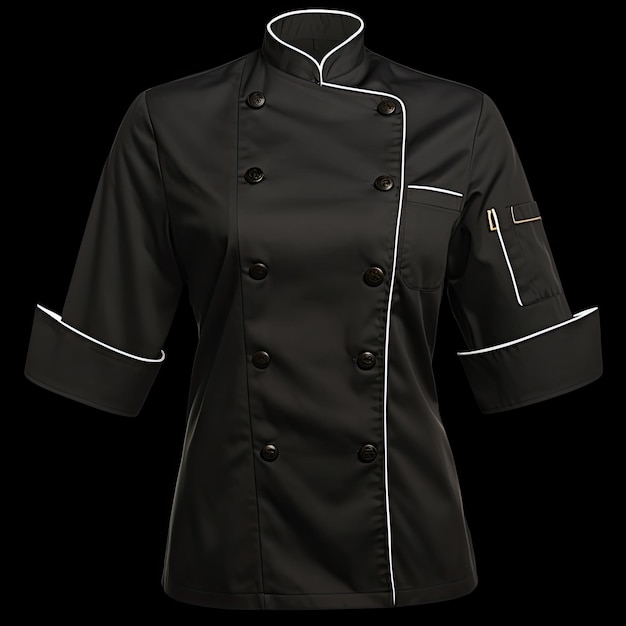 Zdjęcie makieta kurtki szefa kuchni mundurowa kurtka szefa kuchni