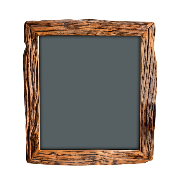 Zdjęcie makieta kwadratowej drewnianej ramki na zdjęcia