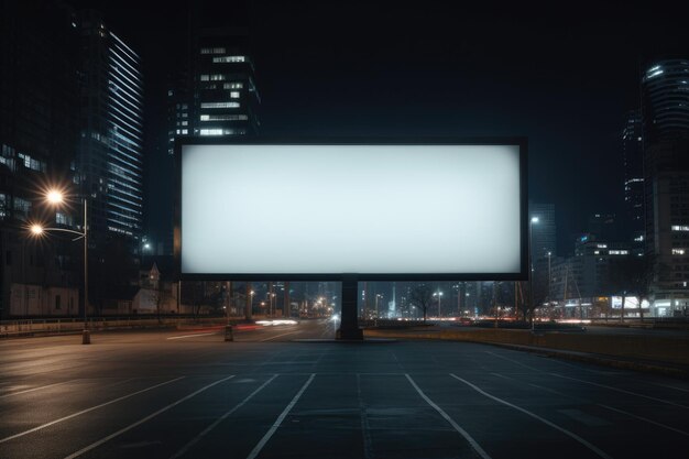 Makiety Billboard marki korporacyjnej izolować tło Generacyjna sztuczna inteligencja