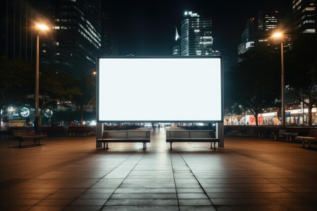 Makiety Billboard marki korporacyjnej izolować tło Generacyjna sztuczna inteligencja