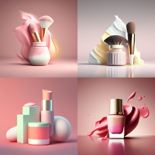 makiety kosmetyków kosmetyki baner na facebooku produkty kosmetyczne szablon perfumy kosmetyki kosmetyki pro