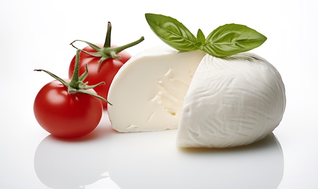 Makro mozzarella blok serowy ai generatywny projekt