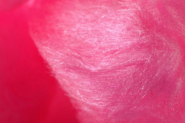 Zdjęcie makro różowej waty cukrowej jako tła