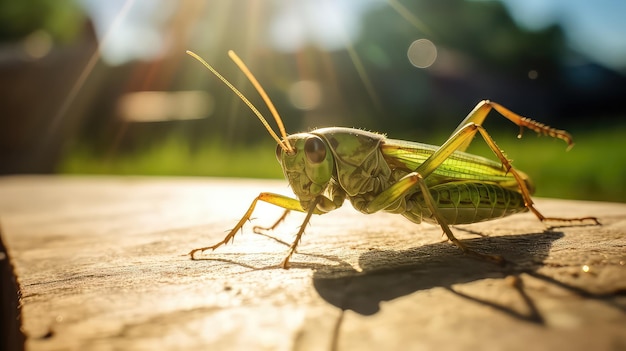 Makro spojrzenie na świat świerszczy