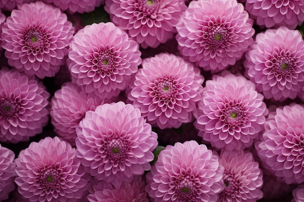 Zdjęcie makro zdjęcie kwiatów tworzących symetryczny wzór