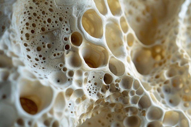 makro zdjęcie struktury kości