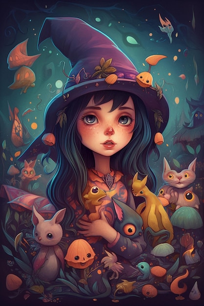 Mała czarownica i zaczarowane stworzenia Magiczna podróż