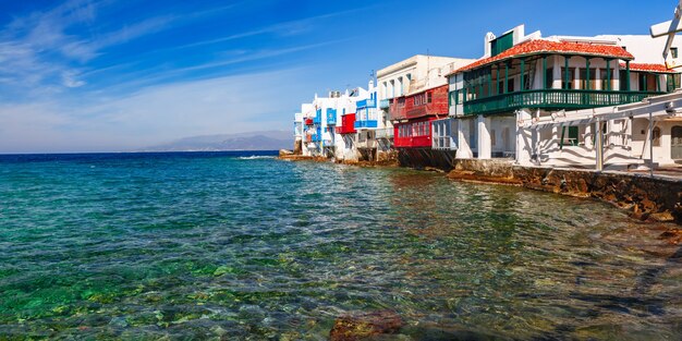 Mała Wenecja na wyspie Mykonos, Grecja