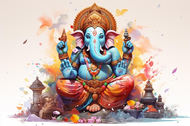 Malarstwo Ganesha Ganpati