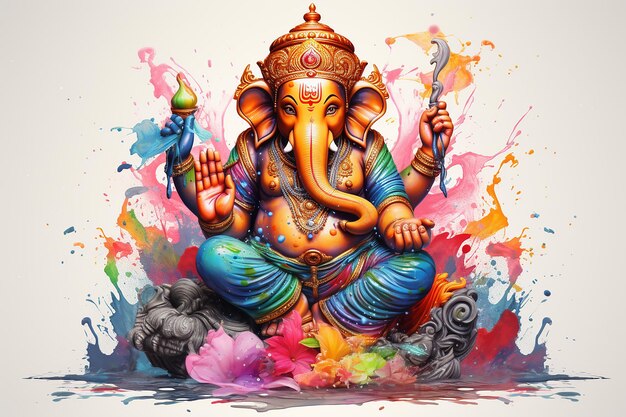 Malarstwo Ganesha Ganpati