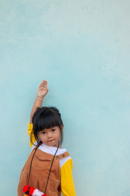 Zdjęcie małe dziecko azjatyckie.