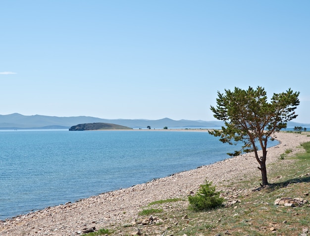 Maloe More Strait View, Cape Uyuga, jezioro Bajkał