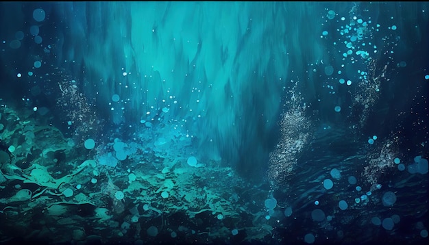 Malowanie błękitnego oceanu z generatywnymi bąbelkami AI