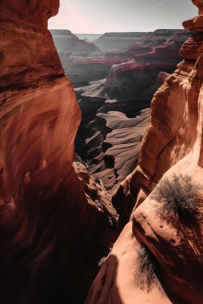 Malownicze Zdjęcie Wielkiego Kanionu W Dniu