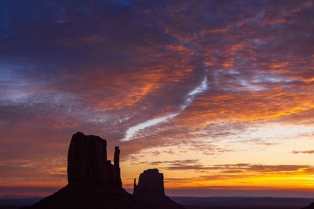 Malowniczy widok na Monument Valley Utah USA