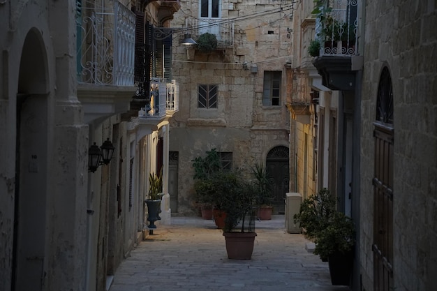 Malta Trzy miasta o zachodzie słońca - Vittoriosa, Senglea i Cospicua