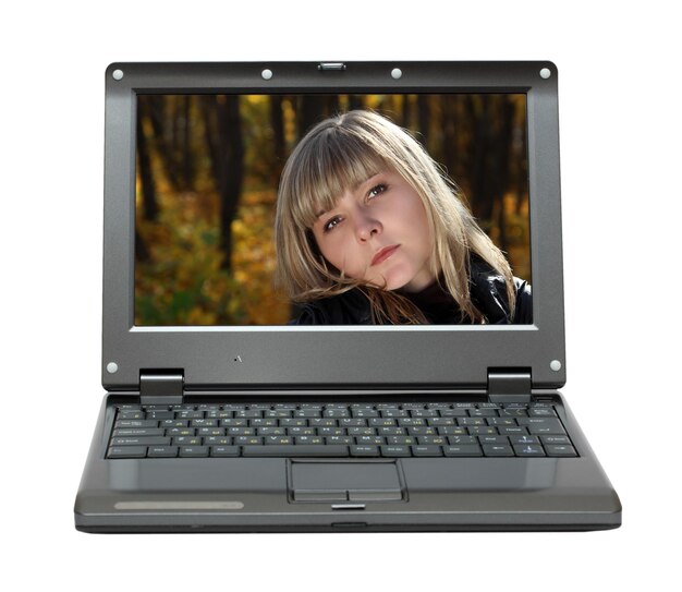 Zdjęcie mały laptop