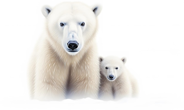 mama niedźwiedzia polarnego Ursus