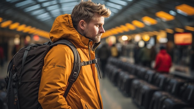 man backpacker podróżnik podróżnik podróżnicy podróżujący podróżnicy podróżnicy samotni podróżnicy