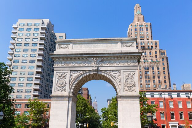 Manhattan Washington Square Park Arch NYC USA