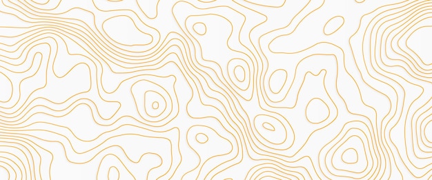 Mapa konturów linii górnej tło mapa siatki geograficznej