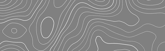 Mapa linii topografii abstrakcyjna koncepcja mapy topograficznej z miejscem dla twojej kopii