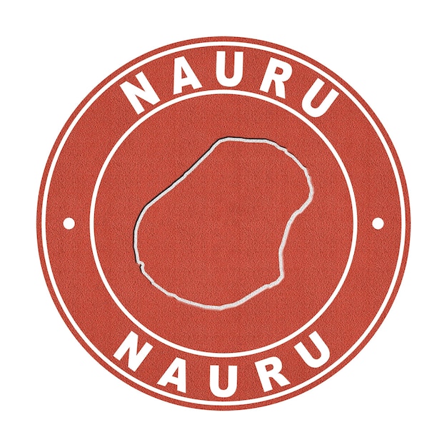 Mapa Nauru Tennis Court Clipping Path