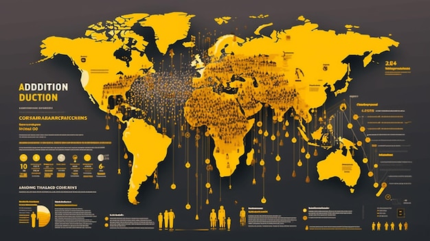 Mapa populacji świata