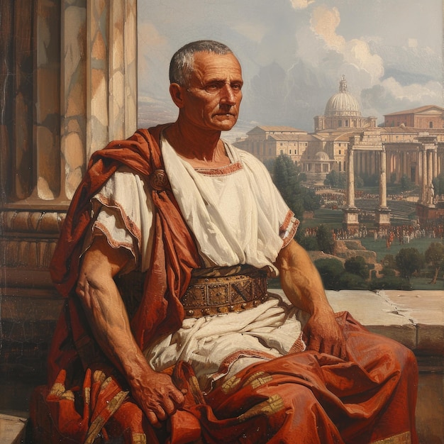 Zdjęcie marcus tullius cicero rzymski polityk republikański polityk mówca filozof i uczony