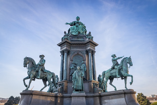 Maria Theresia pomnik w historycznym centrum Wiednia, Austria