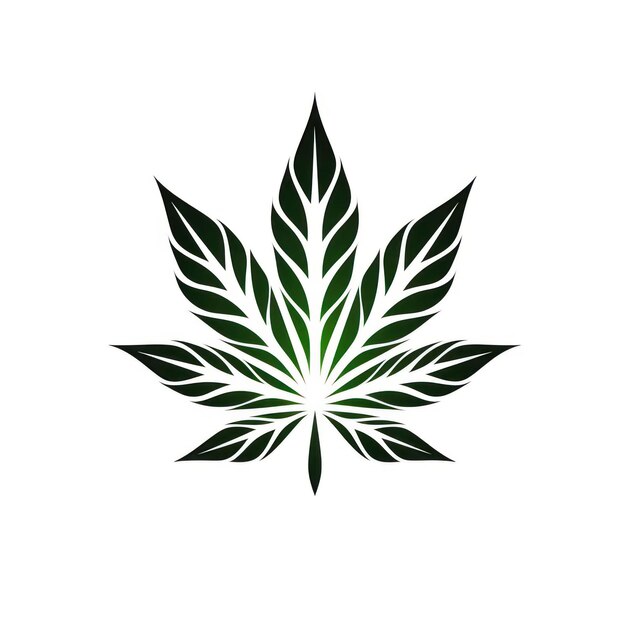 Zdjęcie marijuana cannabis leaf artwork generatywna ai
