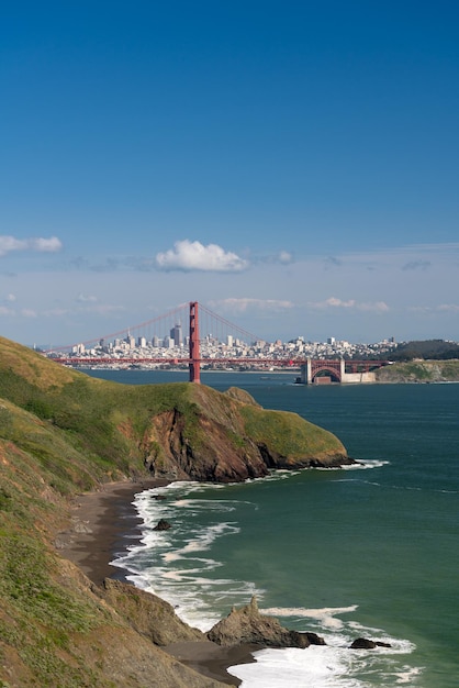 Marin Headlands Most Golden Gate i San Francisco