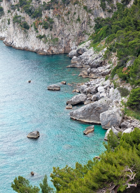 Marina Piccola Na Wyspie Capri, Włochy