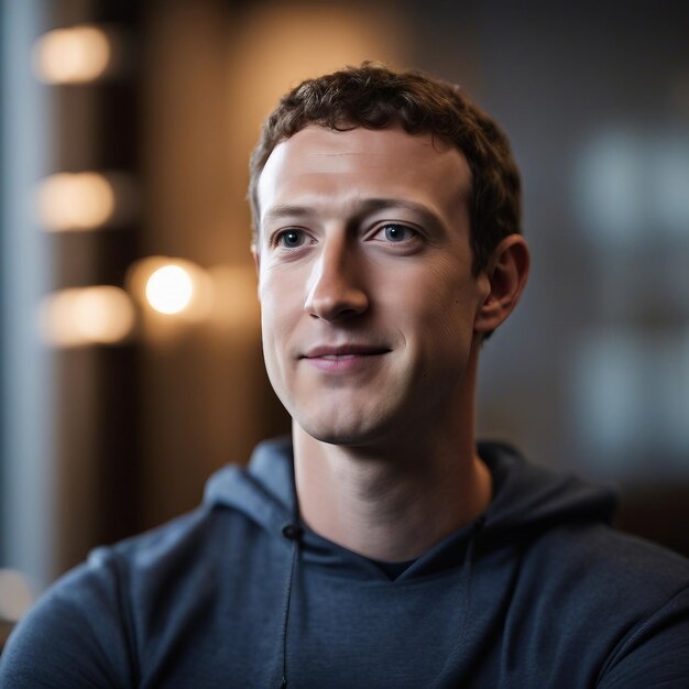 Mark Zuckerberg Dyrektor generalny Facebooka generowanego przez sztuczną inteligencję