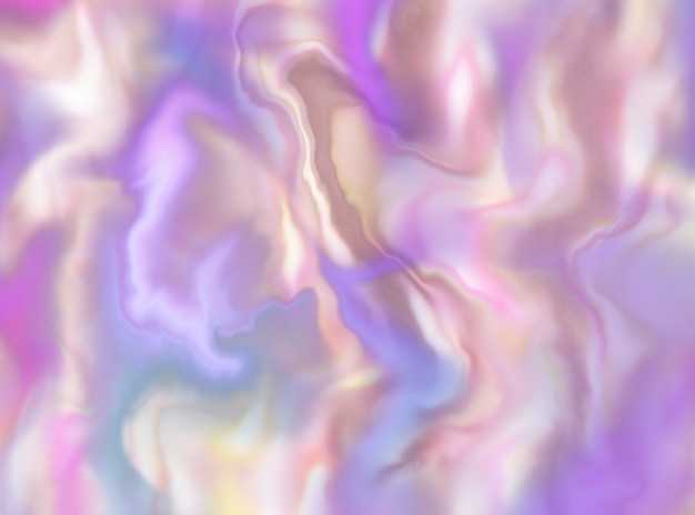 Marmurowa Faktura Masy Perłowej. Różowo-fioletowa Płynna Błyszcząca Tekstura