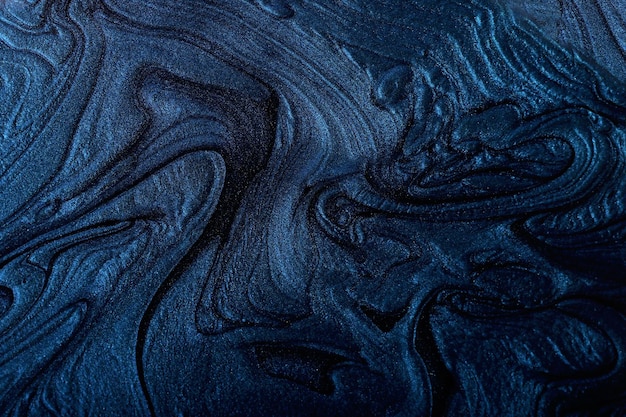 Marmurowy niebieski połysk abstrakcyjne tło Make up concept